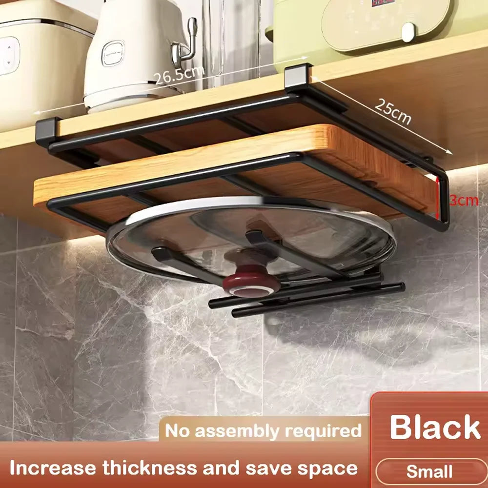 Kitchen Hanging Organizer Rack with Hooks