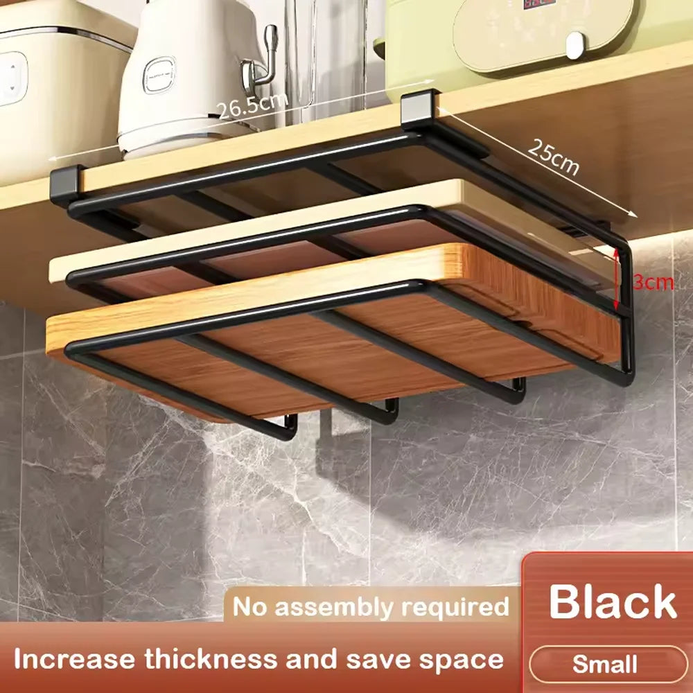 Kitchen Hanging Organizer Rack with Hooks
