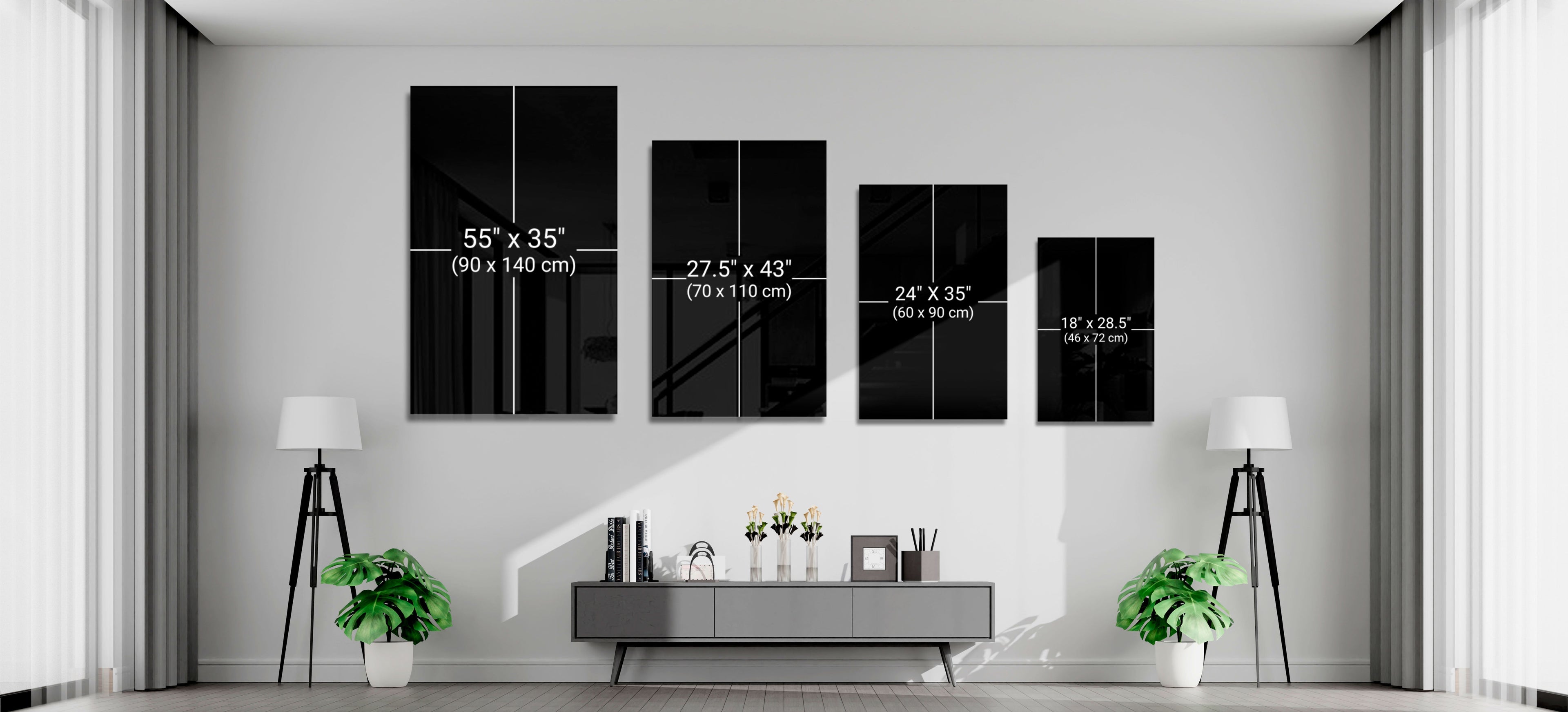 Marble  Glass Wall Art